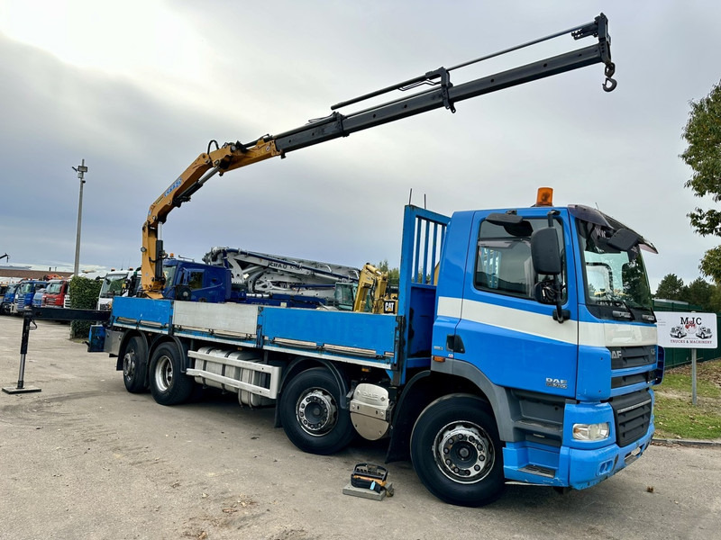 DAF CF 85.360 8x2 PRITSCHE 7m35 + KRAN EFFER 165-3S + RADIO - MANUAL GEARBOX ZF - EURO 5 - BE TRUCK - Камион со платформа, Камион со кран: слика 2 DAF CF 85.360 8x2 PRITSCHE 7m35 + KRAN EFFER 165-3S + RADIO - MANUAL GEARBOX ZF - EURO 5 - BE TRUCK - Камион со платформа, Камион со кран: слика 2