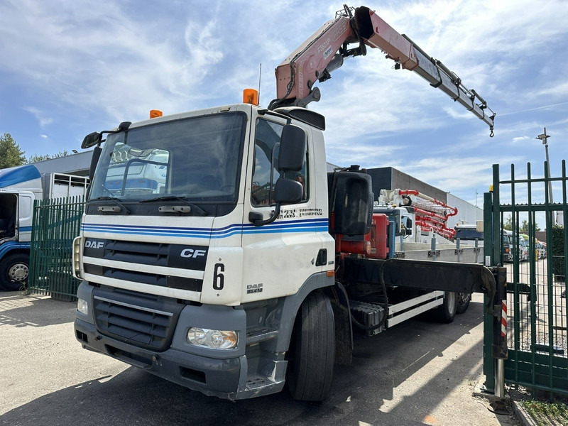 DAF CF 85.410 6X2 + KRAN FASSI F360XP 5x - RETARDER - EURO 5 - LIFT + STEERING AXLE - PLATFORM 7m45 - TUV 05/2026 - Камион со платформа, Камион со кран: слика 3 DAF CF 85.410 6X2 + KRAN FASSI F360XP 5x - RETARDER - EURO 5 - LIFT + STEERING AXLE - PLATFORM 7m45 - TUV 05/2026 - Камион со платформа, Камион со кран: слика 3