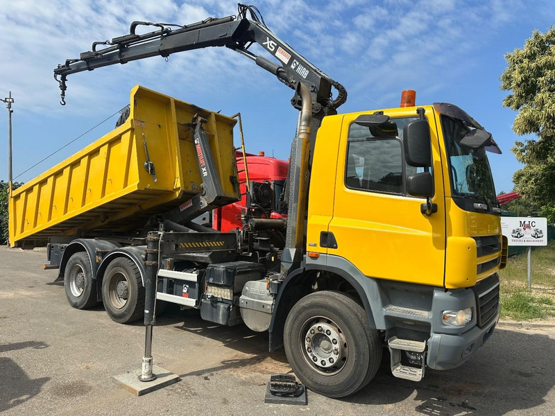 DAF CF 85.410 6X4 21T HOOKLIFT + CRANE HIAB 166-3 HIPRO + ROTATOR - 5/6F - RETARDER - TÜV 10/2025 - EURO 5 - BE TRUCK - Камион со кука за подигање, Камион со кран: слика 1 DAF CF 85.410 6X4 21T HOOKLIFT + CRANE HIAB 166-3 HIPRO + ROTATOR - 5/6F - RETARDER - TÜV 10/2025 - EURO 5 - BE TRUCK - Камион со кука за подигање, Камион со кран: слика 1