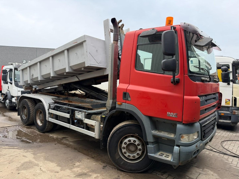 DAF CF 85.410 6x4 HOOKLIFT HIAB MULTILIFT - MANUAL ZF - EURO 4 - STEEL SPRING / BLATT / LAMES - BIG AXLES / HUB REDUCTION - BE TRUCK - Камион со кука за подигање: слика 1 DAF CF 85.410 6x4 HOOKLIFT HIAB MULTILIFT - MANUAL ZF - EURO 4 - STEEL SPRING / BLATT / LAMES - BIG AXLES / HUB REDUCTION - BE TRUCK - Камион со кука за подигање: слика 1
