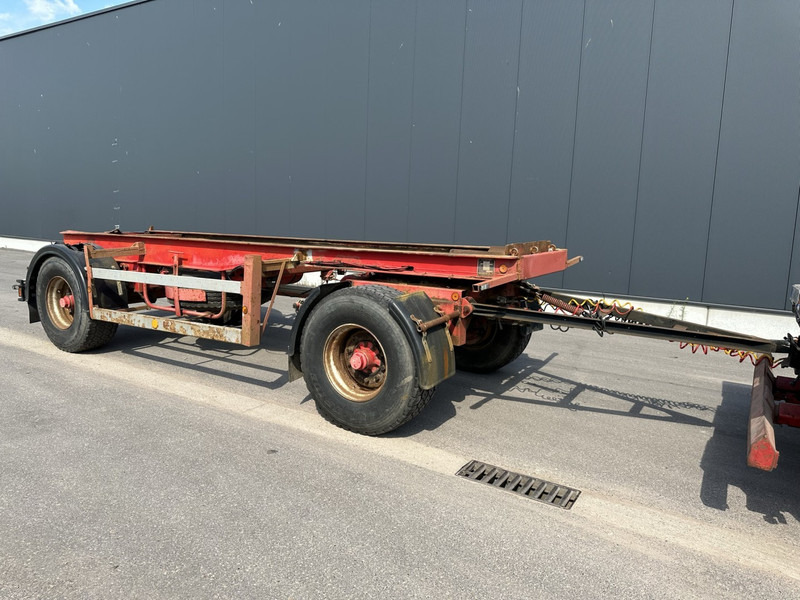 DEOM - SCHMIT R202P 2-AS CONTAINER TRANSPORT - BPW - GOEDE BANDEN - LUCHTVERING - BELGISCHE PAPIEREN - Транспортер на контејнер/ Приколка со променливо тело: слика 1 DEOM - SCHMIT R202P 2-AS CONTAINER TRANSPORT - BPW - GOEDE BANDEN - LUCHTVERING - BELGISCHE PAPIEREN - Транспортер на контејнер/ Приколка со променливо тело: слика 1