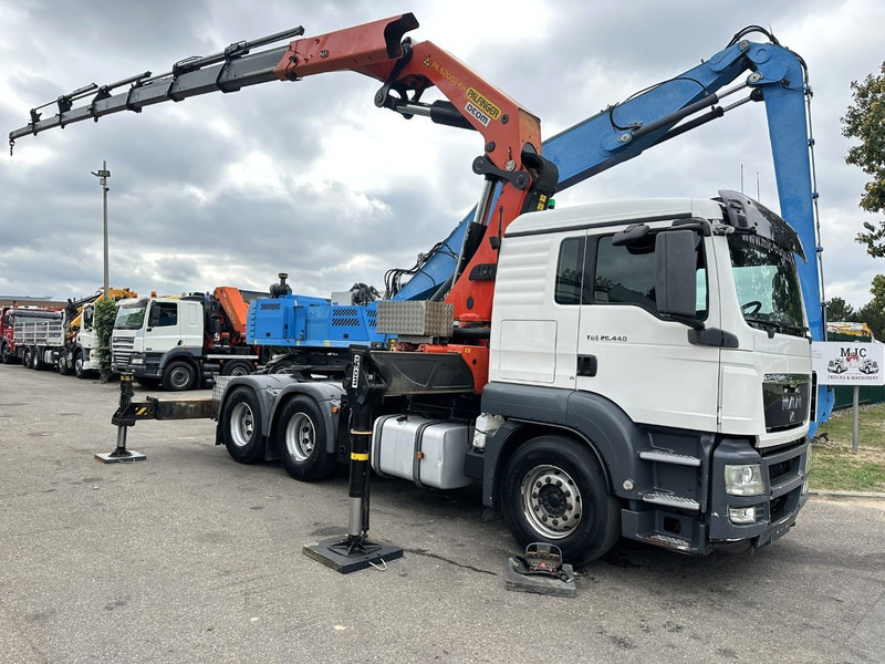 MAN TGS 26.440 6X4 SZM + (22m) KRAN PALFINGER PK62002 E 6x H + 1ME - RETARDER - EURO 5 - BE TRUCK - Камион влекач: слика 2 MAN TGS 26.440 6X4 SZM + (22m) KRAN PALFINGER PK62002 E 6x H + 1ME - RETARDER - EURO 5 - BE TRUCK - Камион влекач: слика 2