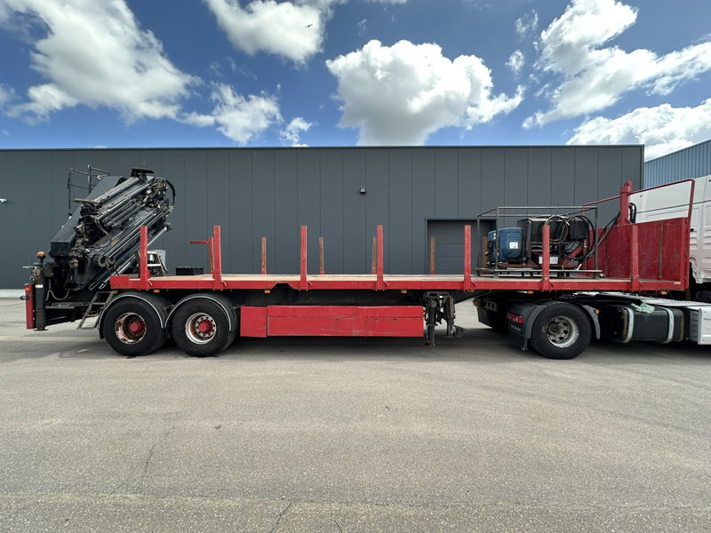 Kwb 2-AXLES PLATFORM + CRANE + HIAB 377 E-4 HIPRO + JIB 100X-3 + RADIO + ROTATOR - SAF axles - AIR SUSPENISION - BELGIAN REG. - Полуприколка платформа: слика 4 Kwb 2-AXLES PLATFORM + CRANE + HIAB 377 E-4 HIPRO + JIB 100X-3 + RADIO + ROTATOR - SAF axles - AIR SUSPENISION - BELGIAN REG. - Полуприколка платформа: слика 4