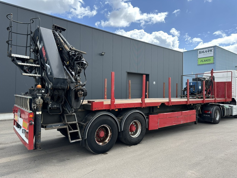 Kwb 2-AXLES PLATFORM + CRANE + HIAB 377 E-4 HIPRO + JIB 100X-3 + RADIO + ROTATOR - SAF axles - AIR SUSPENISION - BELGIAN REG. - Полуприколка платформа: слика 1 Kwb 2-AXLES PLATFORM + CRANE + HIAB 377 E-4 HIPRO + JIB 100X-3 + RADIO + ROTATOR - SAF axles - AIR SUSPENISION - BELGIAN REG. - Полуприколка платформа: слика 1