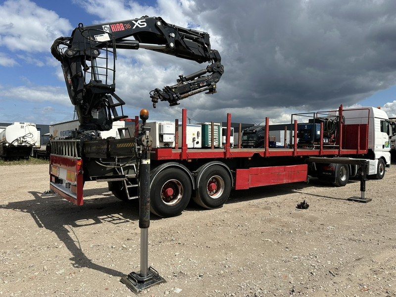 Kwb 2-AXLES PLATFORM + CRANE + HIAB 377 E-4 HIPRO + JIB 100X-3 + RADIO + ROTATOR - SAF axles - AIR SUSPENISION - BELGIAN REG. - Полуприколка платформа: слика 2 Kwb 2-AXLES PLATFORM + CRANE + HIAB 377 E-4 HIPRO + JIB 100X-3 + RADIO + ROTATOR - SAF axles - AIR SUSPENISION - BELGIAN REG. - Полуприколка платформа: слика 2
