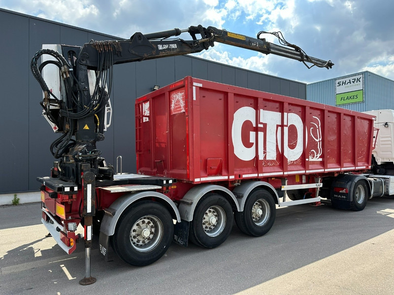 LAG 3-AXLES ALU BOX + CRANE JONSORED 1090 DT-CORTO + CABIN - 2x EXTENDABLE - 5/6 F - BELGIAN PAPERS - Полуприколка платформа: слика 2 LAG 3-AXLES ALU BOX + CRANE JONSORED 1090 DT-CORTO + CABIN - 2x EXTENDABLE - 5/6 F - BELGIAN PAPERS - Полуприколка платформа: слика 2