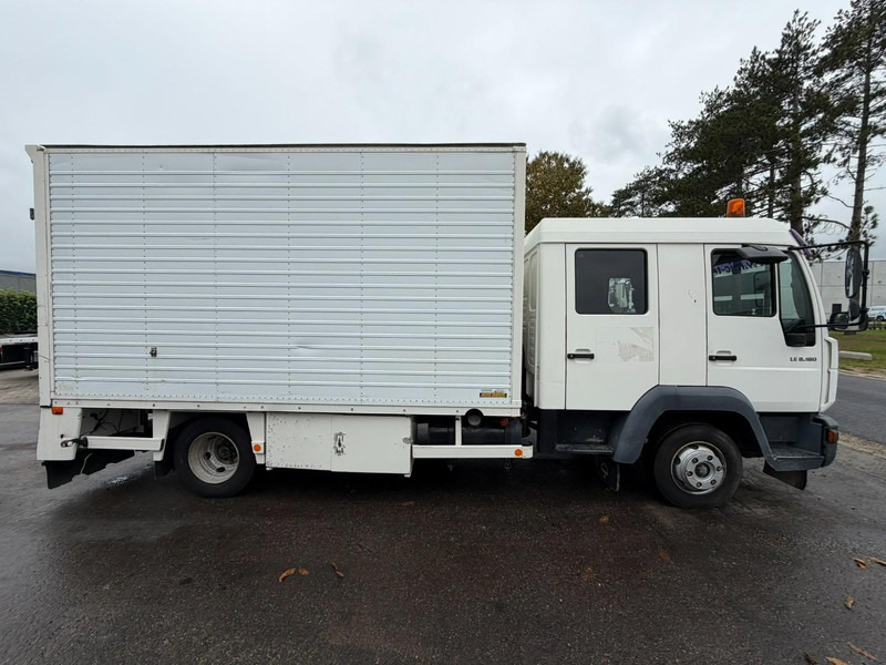 MAN LE 8.180 CLOSED BOX / KOFFER - DOKA - MANUAL GEARBOX - *248.000km* - STEEL SPRING / BLATT / LAMES - BE TRUCK - Камион сандучар: слика 4 MAN LE 8.180 CLOSED BOX / KOFFER - DOKA - MANUAL GEARBOX - *248.000km* - STEEL SPRING / BLATT / LAMES - BE TRUCK - Камион сандучар: слика 4