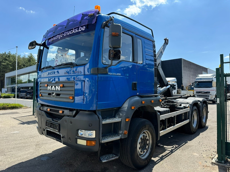 MAN TGA 33.400 6X4 HOOKLIFT AJK NHS20-4930mm - WB 3m60 - MANUAL ZF - STEEL SPRING / BLATT - BIG AXLES / AP ACHSEN - Камион со кука за подигање: слика 3 MAN TGA 33.400 6X4 HOOKLIFT AJK NHS20-4930mm - WB 3m60 - MANUAL ZF - STEEL SPRING / BLATT - BIG AXLES / AP ACHSEN - Камион со кука за подигање: слика 3