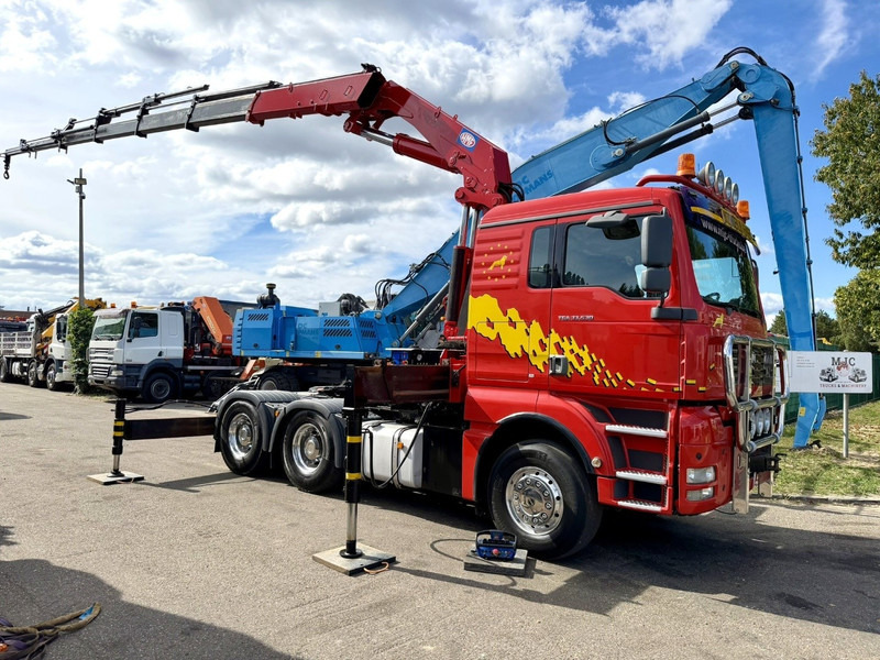 MAN TGA 33.530 6x4 - 90T + CRANE HMF 3720 K6 (17.3m) - RETARDER - MANUAL ZF - EURO 3 - 590.000km - ALCOA - BIG AXLES HUB REDUCTION - BE TRUCK - TOP CONDITION - Камион со кран: слика 1 MAN TGA 33.530 6x4 - 90T + CRANE HMF 3720 K6 (17.3m) - RETARDER - MANUAL ZF - EURO 3 - 590.000km - ALCOA - BIG AXLES HUB REDUCTION - BE TRUCK - TOP CONDITION - Камион со кран: слика 1