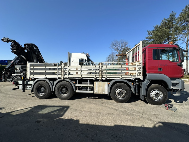 MAN TGS 35.420 8x4 + CRANE HIAB X-HIPRO 302 EP-5 - 192.000km - ROTATOR - 5/6 F - PLATFORM 6m55 - AIR SUSPENSION - TUV 06/2025 - TOP CONDITION - Камион со платформа, Камион со кран: слика 4 MAN TGS 35.420 8x4 + CRANE HIAB X-HIPRO 302 EP-5 - 192.000km - ROTATOR - 5/6 F - PLATFORM 6m55 - AIR SUSPENSION - TUV 06/2025 - TOP CONDITION - Камион со платформа, Камион со кран: слика 4