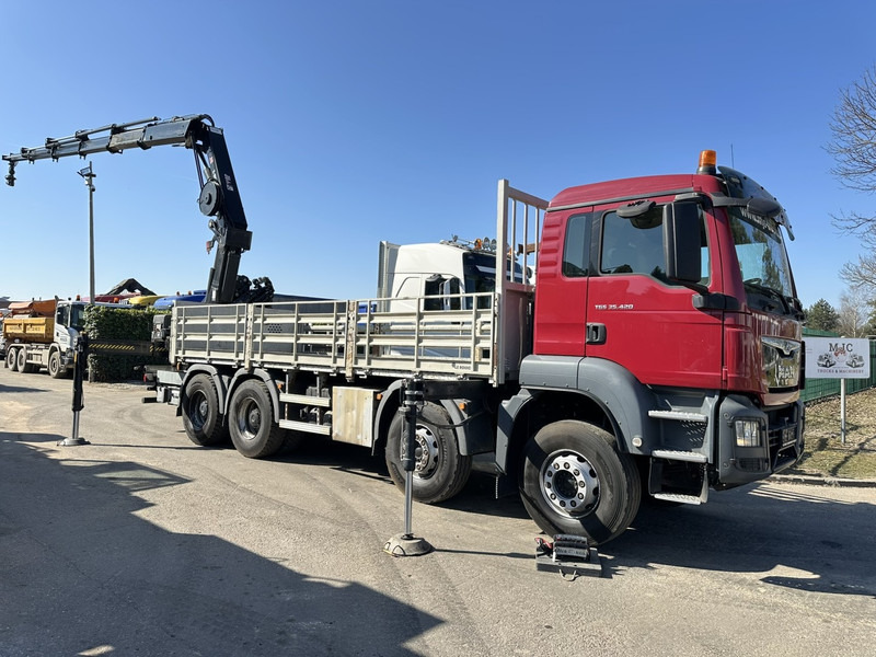 MAN TGS 35.420 8x4 + CRANE HIAB X-HIPRO 302 EP-5 - 192.000km - ROTATOR - 5/6 F - PLATFORM 6m55 - AIR SUSPENSION - TUV 06/2025 - TOP CONDITION - Камион со кран: слика 1 MAN TGS 35.420 8x4 + CRANE HIAB X-HIPRO 302 EP-5 - 192.000km - ROTATOR - 5/6 F - PLATFORM 6m55 - AIR SUSPENSION - TUV 06/2025 - TOP CONDITION - Камион со кран: слика 1