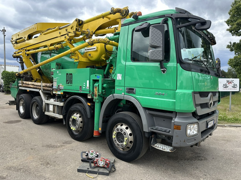 Mercedes-Benz ACTROS 3241 8x4 PUMI PM M 21-3 (21m) Putzmeister - *238.000km* / 1586H - EPS - BLADVERING / NAAFREDUCTIE - Камион миксер за бетон: слика 1 Mercedes-Benz ACTROS 3241 8x4 PUMI PM M 21-3 (21m) Putzmeister - *238.000km* / 1586H - EPS - BLADVERING / NAAFREDUCTIE - Камион миксер за бетон: слика 1