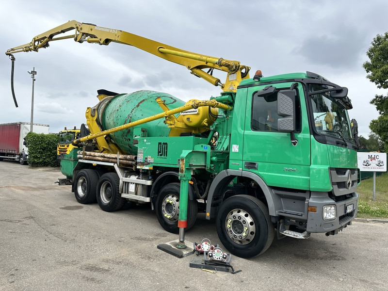 Mercedes-Benz ACTROS 3241 8x4 PUMI PM M 21-3 (21m) Putzmeister - *238.000km* / 1586H - EPS - BLADVERING / NAAFREDUCTIE - Камион со бетонска пумпа: слика 1 Mercedes-Benz ACTROS 3241 8x4 PUMI PM M 21-3 (21m) Putzmeister - *238.000km* / 1586H - EPS - BLADVERING / NAAFREDUCTIE - Камион со бетонска пумпа: слика 1