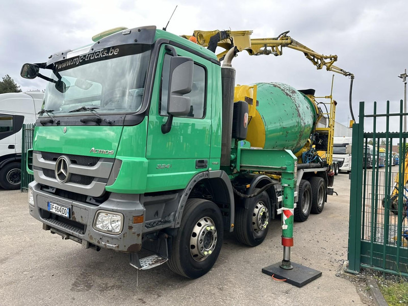 Mercedes-Benz ACTROS 3241 8x4 PUMI PM M 21-3 (21m) Putzmeister - *238.000km* / 1586H - EPS - BLADVERING / NAAFREDUCTIE - Камион со бетонска пумпа: слика 4 Mercedes-Benz ACTROS 3241 8x4 PUMI PM M 21-3 (21m) Putzmeister - *238.000km* / 1586H - EPS - BLADVERING / NAAFREDUCTIE - Камион со бетонска пумпа: слика 4