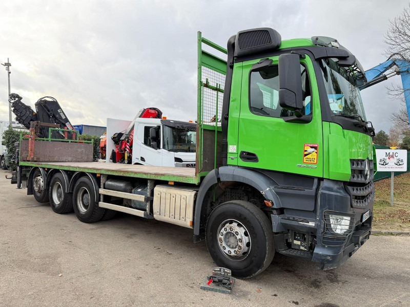 Mercedes-Benz AROCS 3240 8x4 TRIDEM + CRANE HIAB 166 E-5 HIPRO - ROTATOR - 5/6F - RADIO - PLATFORM 7m50 - EURO 6 - *324.000km* - LIFT + STEERING AXLE - Камион со кран: слика 2 Mercedes-Benz AROCS 3240 8x4 TRIDEM + CRANE HIAB 166 E-5 HIPRO - ROTATOR - 5/6F - RADIO - PLATFORM 7m50 - EURO 6 - *324.000km* - LIFT + STEERING AXLE - Камион со кран: слика 2