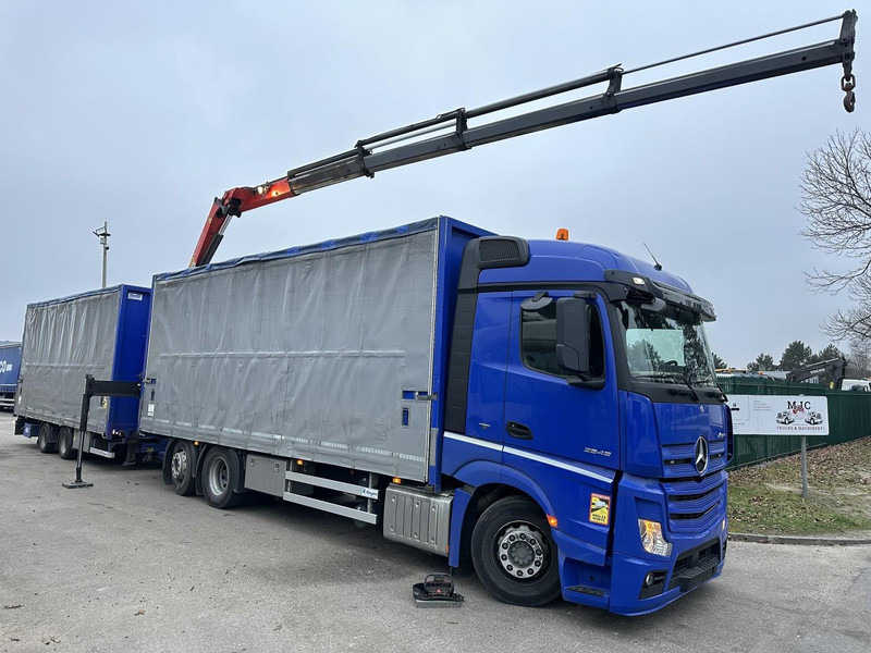 Mercedes-Benz Actros 2645 6x2 105m³ JUMBO + RETARDER + CRANE PALFINGER PK 19.001 SLD (4x) + RADIO - *FULL AIR* - FRIGO - EURO 6 - SAF AXLES - BELGIAN TRUCK - Камион со кран: слика 1 Mercedes-Benz Actros 2645 6x2 105m³ JUMBO + RETARDER + CRANE PALFINGER PK 19.001 SLD (4x) + RADIO - *FULL AIR* - FRIGO - EURO 6 - SAF AXLES - BELGIAN TRUCK - Камион со кран: слика 1