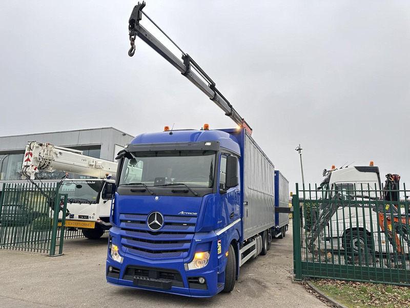 Mercedes-Benz Actros 2645 6x2 105m³ JUMBO + RETARDER + KRAN PALFINGER PK 19.001 SLD (4x) + RADIO - *FULL AIR* - FRIGO - EURO 6 - SAF AXLES - BELGIAN TRUCK - Камион сандучар, Камион со кран: слика 4 Mercedes-Benz Actros 2645 6x2 105m³ JUMBO + RETARDER + KRAN PALFINGER PK 19.001 SLD (4x) + RADIO - *FULL AIR* - FRIGO - EURO 6 - SAF AXLES - BELGIAN TRUCK - Камион сандучар, Камион со кран: слика 4