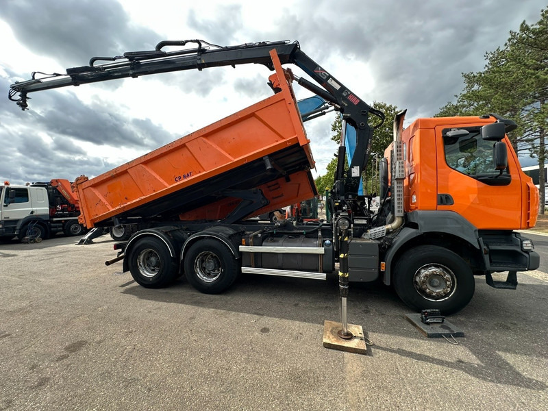 Renault KERAX 380 DXI 6x4 TIPPER + CRANE HIAB 144 B-3 - RADIO - *246.000km* - RETARDER - BORDMATIC - EURO 5 - Кипер, Камион со кран: слика 3 Renault KERAX 380 DXI 6x4 TIPPER + CRANE HIAB 144 B-3 - RADIO - *246.000km* - RETARDER - BORDMATIC - EURO 5 - Кипер, Камион со кран: слика 3