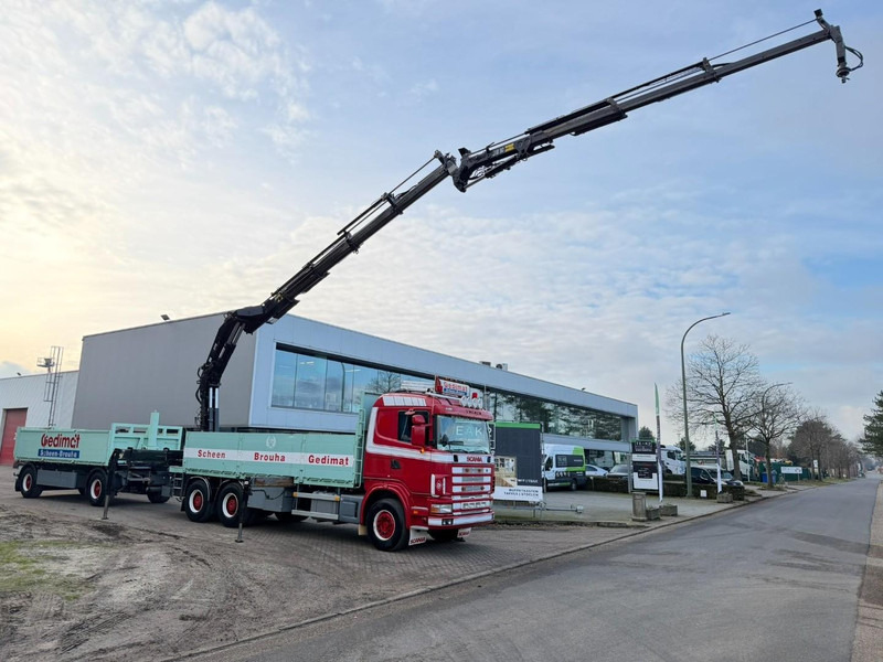 Scania 164L-480 V8 6x4 + CRANE HIAB 350-4 + JIB 90-4 - *TOP CONDITION* - ROTATOR - RADIO - RETARDER - STEEL SPRING / HUB REDUCTION - BE TRUCK - Камион со кран: слика 2 Scania 164L-480 V8 6x4 + CRANE HIAB 350-4 + JIB 90-4 - *TOP CONDITION* - ROTATOR - RADIO - RETARDER - STEEL SPRING / HUB REDUCTION - BE TRUCK - Камион со кран: слика 2