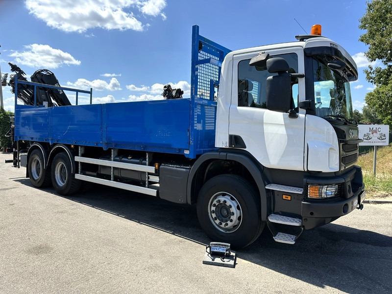 Scania P410 6x4 + CRANE HIAB 166 ES-4 - RETARDER - ROTATOR - PLATFORM 6m80 - BIG AXLES HUB REDUCTION - STEEL SPRING - Камион со кран: слика 3 Scania P410 6x4 + CRANE HIAB 166 ES-4 - RETARDER - ROTATOR - PLATFORM 6m80 - BIG AXLES HUB REDUCTION - STEEL SPRING - Камион со кран: слика 3