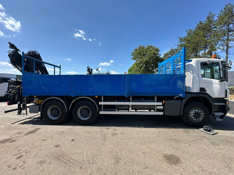 Scania P410 6x4 PRITSCHE + KRAN HIAB 166 ES-4 - RETARDER - ROTATOR - PLATFORM 6m80 - BIG AXLES HUB REDUCTION - STEEL SPRING - Камион со платформа, Камион со кран: слика 5 Scania P410 6x4 PRITSCHE + KRAN HIAB 166 ES-4 - RETARDER - ROTATOR - PLATFORM 6m80 - BIG AXLES HUB REDUCTION - STEEL SPRING - Камион со платформа, Камион со кран: слика 5