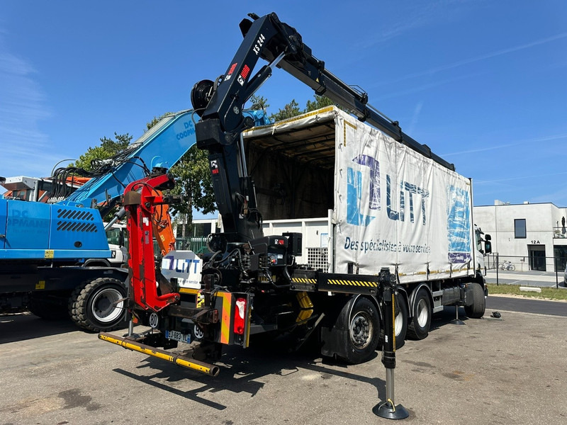 Scania P410 8x4 TRIDEM PRITSCHE PLANE + KRAN HIAB 244 EP-4 HIDUO - RETARDER - LIFT + STEERING AXLE - *327.000km* - RADIO - Камион со церада, Камион со кран: слика 5 Scania P410 8x4 TRIDEM PRITSCHE PLANE + KRAN HIAB 244 EP-4 HIDUO - RETARDER - LIFT + STEERING AXLE - *327.000km* - RADIO - Камион со церада, Камион со кран: слика 5