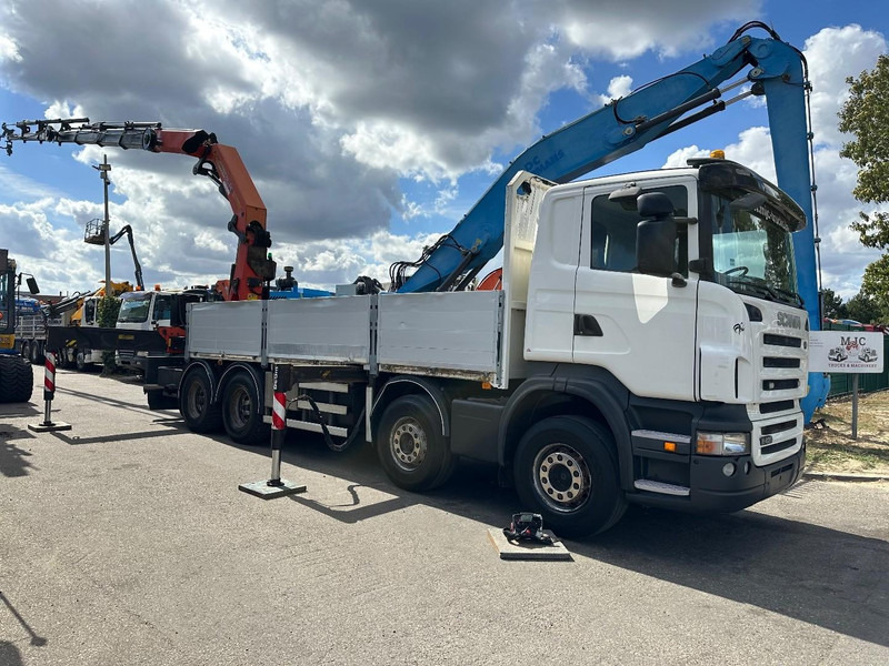 Scania R420 8x4 + CRANE PALFINGER PK44002 F (7x) + Rotator - 6m50 platform - Manual - - Камион со платформа, Камион со кран: слика 2 Scania R420 8x4 + CRANE PALFINGER PK44002 F (7x) + Rotator - 6m50 platform - Manual - - Камион со платформа, Камион со кран: слика 2