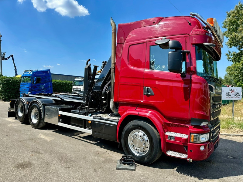 Scania R580 6X2 V8 HOOKLIFT + CRANE HIAB 211 E-4 HIPRO - ROTATOR - RETARDER - ALCOA ALU - RADIO - NL TRUCK - Камион со кука за подигање, Камион со кран: слика 2 Scania R580 6X2 V8 HOOKLIFT + CRANE HIAB 211 E-4 HIPRO - ROTATOR - RETARDER - ALCOA ALU - RADIO - NL TRUCK - Камион со кука за подигање, Камион со кран: слика 2