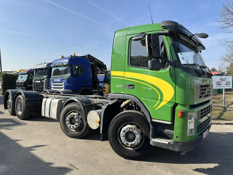 Volvo FM 340 8x2 CHASSIS (7m35) - LIFT+STEERING AXLE - MANUAL GEARBOX - EURO 3 - TÜV 05/2025 - BE TRUCK - Камион со кабинска шасија: слика 1 Volvo FM 340 8x2 CHASSIS (7m35) - LIFT+STEERING AXLE - MANUAL GEARBOX - EURO 3 - TÜV 05/2025 - BE TRUCK - Камион со кабинска шасија: слика 1