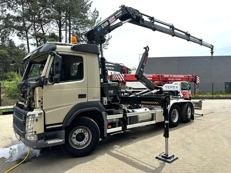 Volvo FM 370 6x2 HOOKLIFT 21T + CRANE HIAB 144 E-4 HIDUO - ENGINE / GEARBOX OK - CHASSIS OK - RUNNING + DRIVING - BE TRUCK - Камион со кука за подигање, Камион со кран: слика 3 Volvo FM 370 6x2 HOOKLIFT 21T + CRANE HIAB 144 E-4 HIDUO - ENGINE / GEARBOX OK - CHASSIS OK - RUNNING + DRIVING - BE TRUCK - Камион со кука за подигање, Камион со кран: слика 3