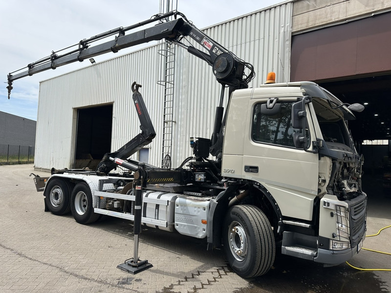 Volvo FM 370 6x2 HOOKLIFT 21T + CRANE HIAB 144 E-4 HIDUO - ENGINE / GEARBOX OK - CHASSIS OK - RUNNING + DRIVING - BE TRUCK - Камион со кука за подигање, Камион со кран: слика 1 Volvo FM 370 6x2 HOOKLIFT 21T + CRANE HIAB 144 E-4 HIDUO - ENGINE / GEARBOX OK - CHASSIS OK - RUNNING + DRIVING - BE TRUCK - Камион со кука за подигање, Камион со кран: слика 1