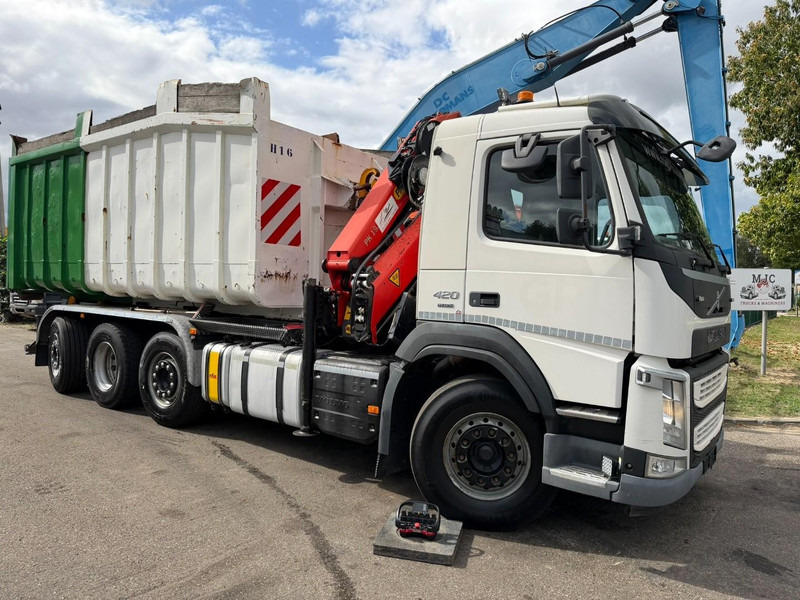 Volvo FM 420 8x2 HOOKLIFT + CRANE PALFINGER PK19.001 SLD B - *294.000km* - EURO 6 - LIFT + STEERING AXLE - I SHIFT - BE TRUCK - Камион со кука за подигање, Камион со кран: слика 2 Volvo FM 420 8x2 HOOKLIFT + CRANE PALFINGER PK19.001 SLD B - *294.000km* - EURO 6 - LIFT + STEERING AXLE - I SHIFT - BE TRUCK - Камион со кука за подигање, Камион со кран: слика 2