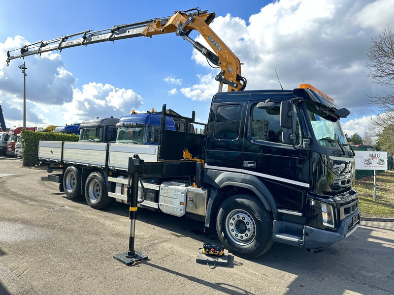 Volvo FMX 370 6x2 PLATFORM 6M35 + CRANE EFFER 215/6S -*127.000km* - LIFT AXLE - DOUBLE WHEELS - I SHIFT - EURO 6 - BE PAPERS - Камион со кран: слика 1 Volvo FMX 370 6x2 PLATFORM 6M35 + CRANE EFFER 215/6S -*127.000km* - LIFT AXLE - DOUBLE WHEELS - I SHIFT - EURO 6 - BE PAPERS - Камион со кран: слика 1