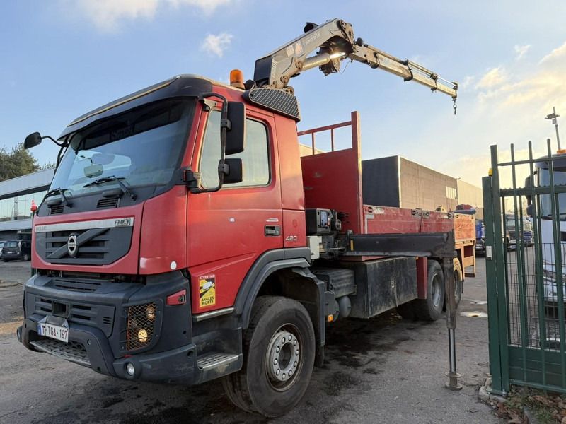 Volvo FMX 420 6X4 + CRANE HMF 1720 + winch + radio - BIG AXLES / HUB REDUCTION - STEEL SPRING / BLATT - PLATFORM 6m10 - Камион со кран: слика 2 Volvo FMX 420 6X4 + CRANE HMF 1720 + winch + radio - BIG AXLES / HUB REDUCTION - STEEL SPRING / BLATT - PLATFORM 6m10 - Камион со кран: слика 2