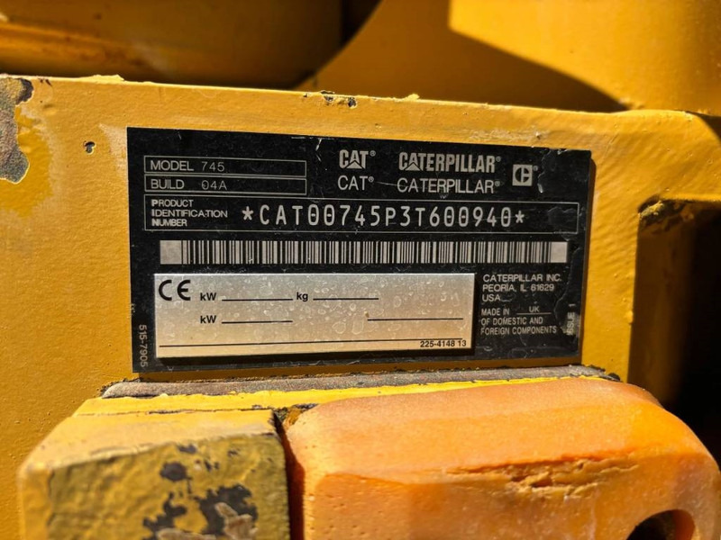 Cat 745 04A - Зглобен истоварувач: слика 4 Cat 745 04A - Зглобен истоварувач: слика 4