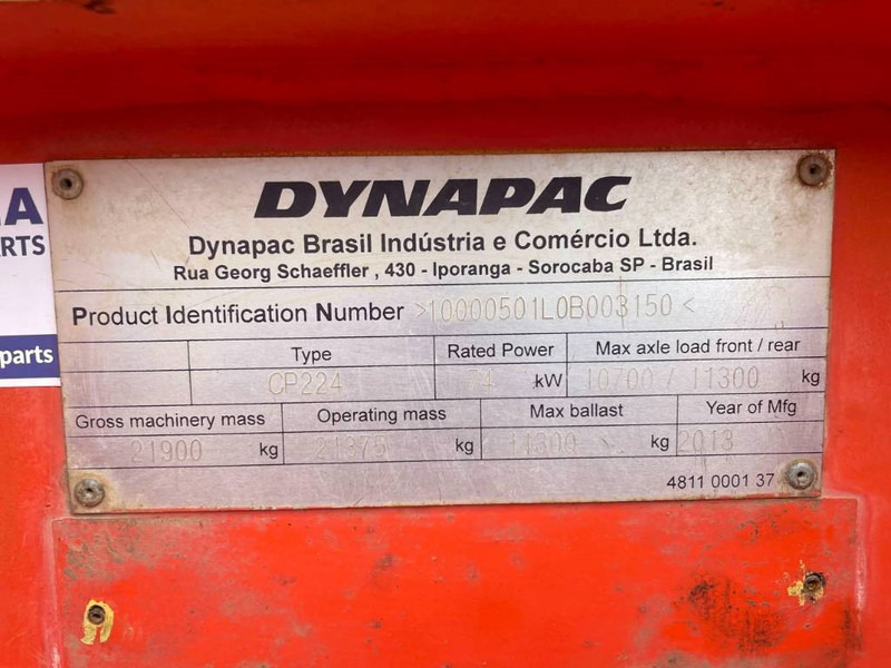 Dynapac CP224 - Пневматски ваљак: слика 3 Dynapac CP224 - Пневматски ваљак: слика 3