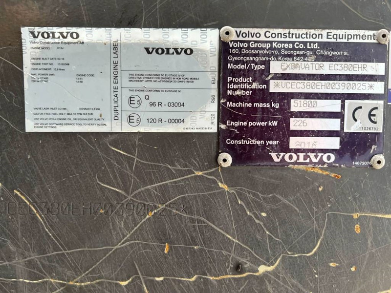 Volvo EC380E HR UHD - Багер гасеничар: слика 4 Volvo EC380E HR UHD - Багер гасеничар: слика 4