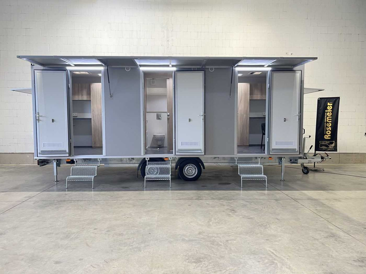 ROSEMEIER VE MOBI 6602-SP2-2 Individual Mannschaftswagen - Градежен контејнер, Приколка: слика 1 ROSEMEIER VE MOBI 6602-SP2-2 Individual Mannschaftswagen - Градежен контејнер, Приколка: слика 1