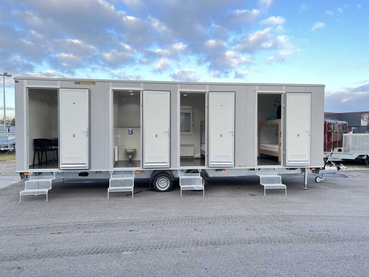 ROSEMEIER VE MOBI 8346 SP Mannschaftswagen - Градежен контејнер, Приколка: слика 4 ROSEMEIER VE MOBI 8346 SP Mannschaftswagen - Градежен контејнер, Приколка: слика 4