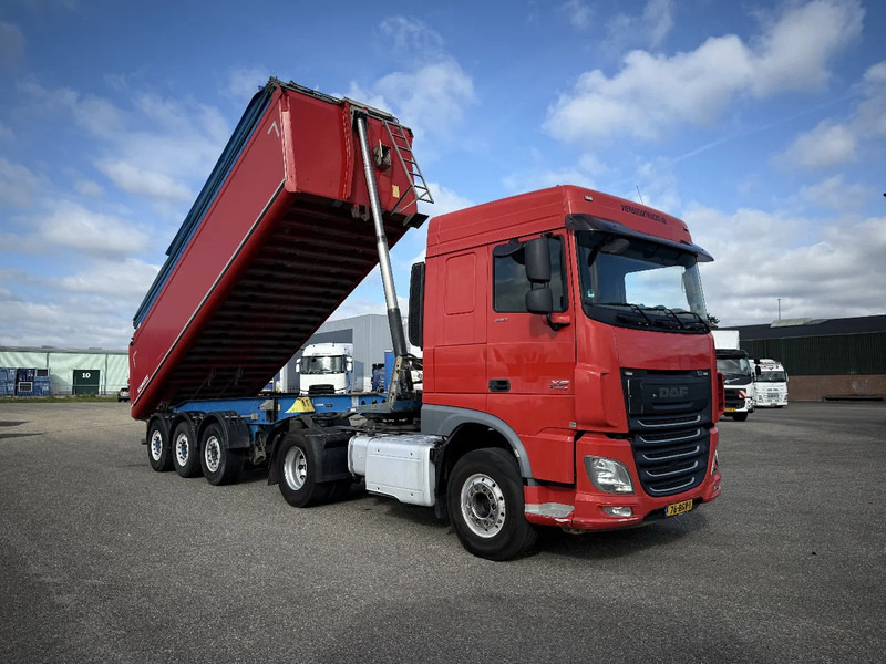 DAF XF 440 XF440 4X2 Komplett mit 2015 Schmitz Alu 27m3 Kipper €21899,- - Камион влекач: слика 2 DAF XF 440 XF440 4X2 Komplett mit 2015 Schmitz Alu 27m3 Kipper €21899,- - Камион влекач: слика 2