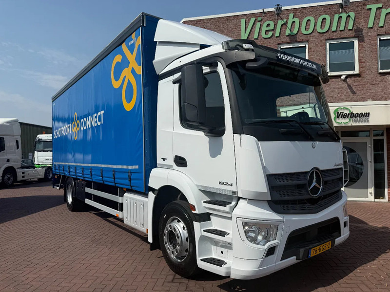 Mercedes-Benz Antos Antos 1824L 4X2 Schiebplane mit 2T Ladebordwand TOP ZUSTAND!!!!! - Камион со церада: слика 1 Mercedes-Benz Antos Antos 1824L 4X2 Schiebplane mit 2T Ladebordwand TOP ZUSTAND!!!!! - Камион со церада: слика 1