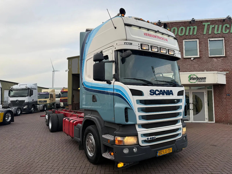 Scania R480 R480 6X2 Topline chassis / Retarder / Lift axle / euro5 / Holland Truck - Камион со кабинска шасија: слика 1 Scania R480 R480 6X2 Topline chassis / Retarder / Lift axle / euro5 / Holland Truck - Камион со кабинска шасија: слика 1