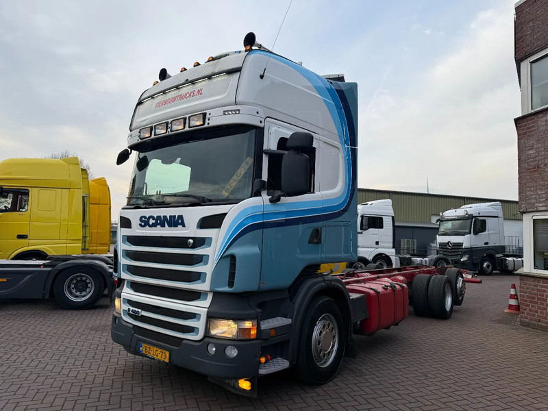 Scania R480 R480 6X2 Topline chassis / Retarder / Lift axle / euro5 / Holland Truck - Камион со кабинска шасија: слика 2 Scania R480 R480 6X2 Topline chassis / Retarder / Lift axle / euro5 / Holland Truck - Камион со кабинска шасија: слика 2