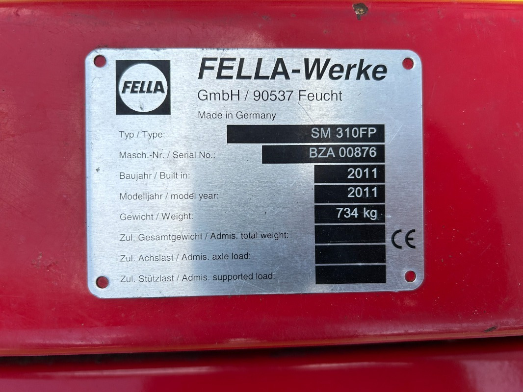 Fella SM 310 FP - Косилка: слика 4 Fella SM 310 FP - Косилка: слика 4