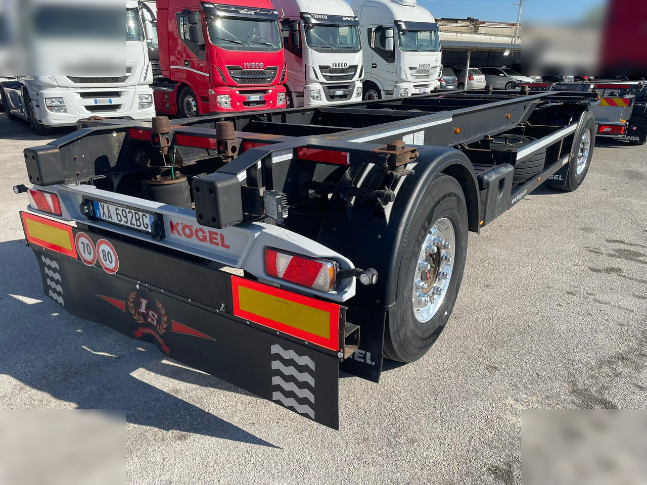 KÖGEL - Транспортер на контејнер/ Приколка со променливо тело: слика 1 KÖGEL - Транспортер на контејнер/ Приколка со променливо тело: слика 1