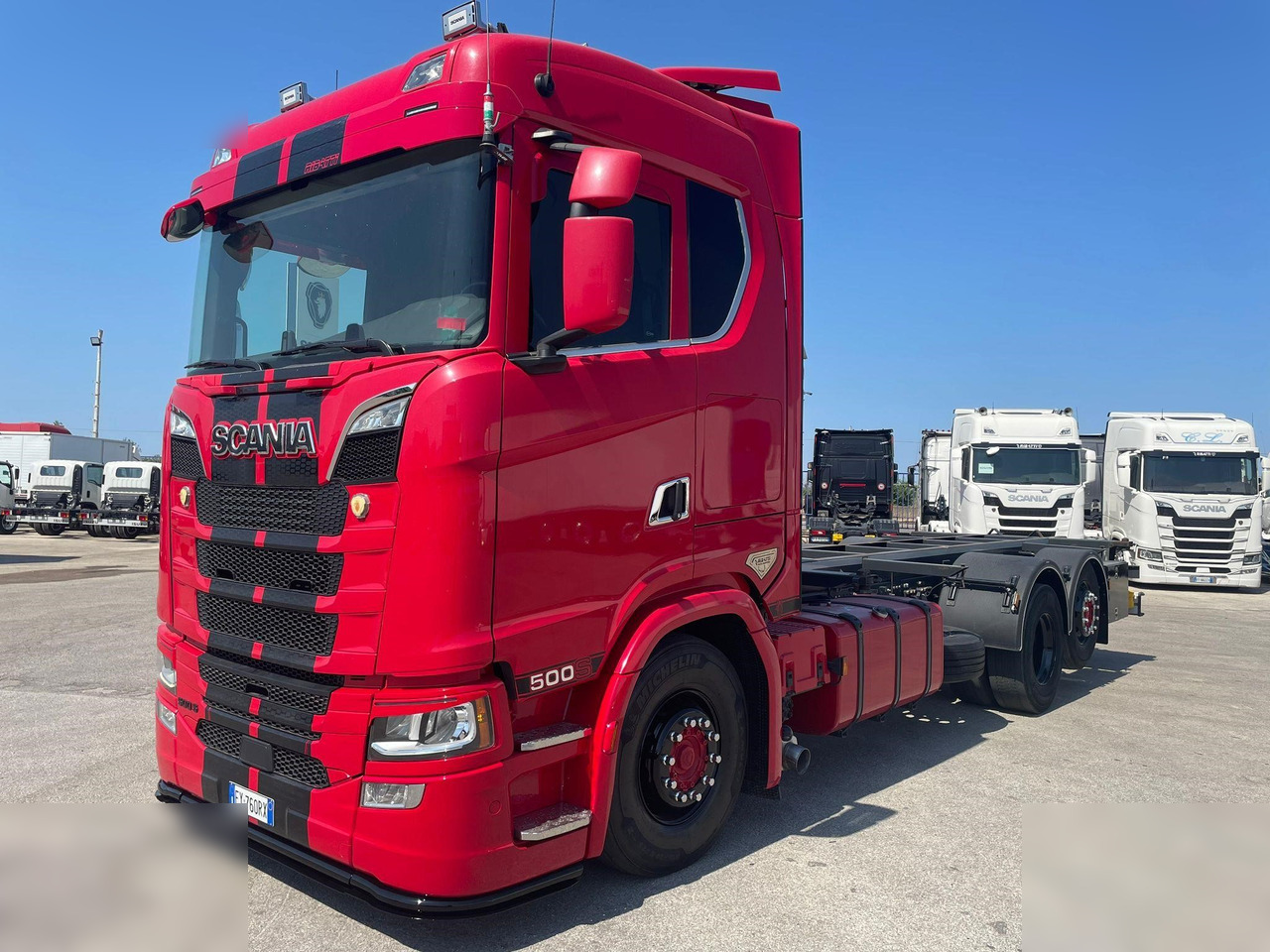 SCANIA S500 - Транспортер на контејнер/ Камион со променливо тело: слика 2 SCANIA S500 - Транспортер на контејнер/ Камион со променливо тело: слика 2