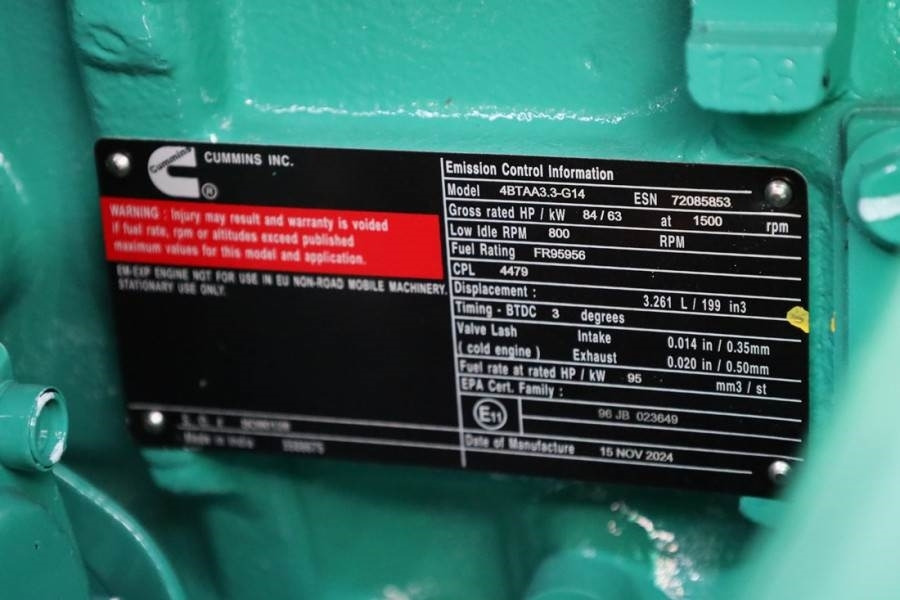 Cummins C66D5EQ Declaration of Conformity, Diesel, 66kVA,  - Генераторска поставка: слика 5 Cummins C66D5EQ Declaration of Conformity, Diesel, 66kVA,  - Генераторска поставка: слика 5