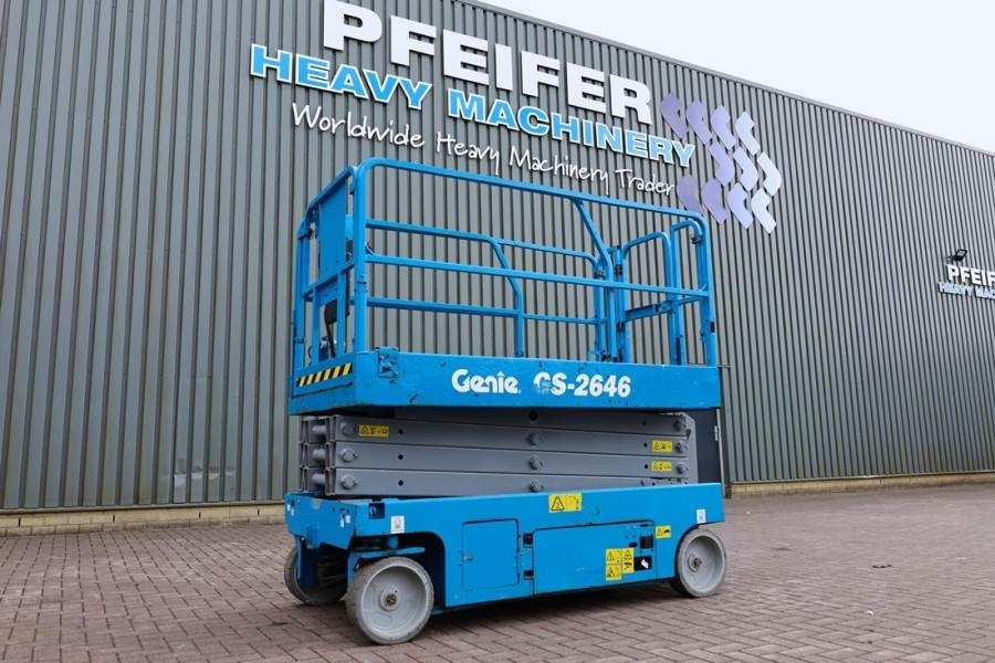 Genie GS2646 Electric, Working Height 9.80m, Capacity 45 - Кревач ножица: слика 1 Genie GS2646 Electric, Working Height 9.80m, Capacity 45 - Кревач ножица: слика 1