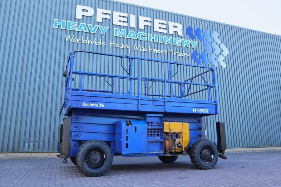 Haulotte H15SX New Tyres, Diesel, 4x4 Drive, 15 Working Hei  - Кревач ножица: слика 1 Haulotte H15SX New Tyres, Diesel, 4x4 Drive, 15 Working Hei  - Кревач ножица: слика 1