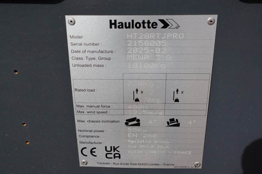 Телескопска платформа Haulotte HT28RTJ Pro Guarantee! 4x4x4 Drive, 28 m Working H: слика 7